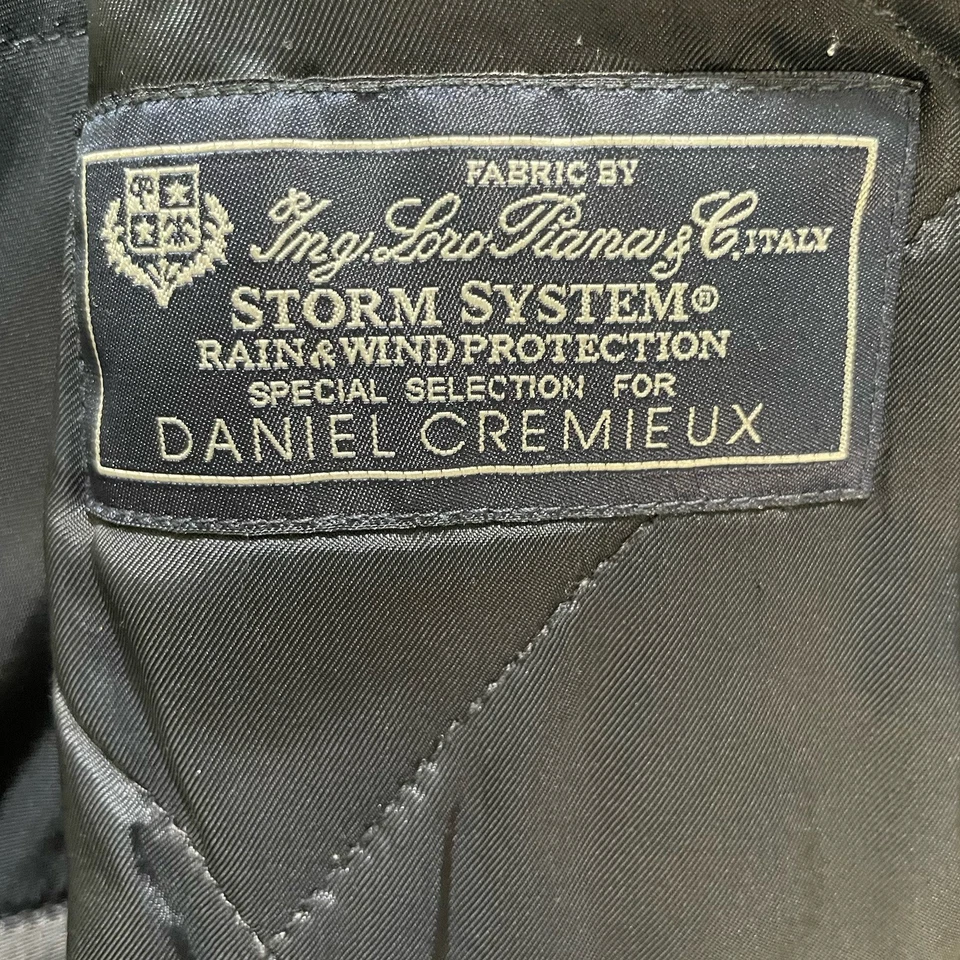 Daniel Cremieux Storm System Overcoat Loro Piana Wool Italy Size XXL - Image 1 of 4