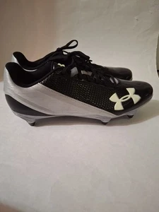 UNDER ARMOUR Speed Phantom Low Football Cleats Black and Gray Men's Size 13 - Picture 1 of 9