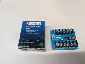 Altronix 6062 Multi-Purpose Timer Module 12/24VDC New Old Stock - Picture 1 of 3