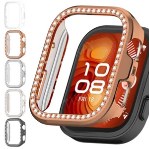 Boîtier de montre PC pour montre Huawei Fit 4/Fit 4Pro Diamond Bumper étui de protection - Photo 1/47