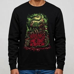 Bring Me The Horizon Green Skull Horror Graphic Jumper Metalcore - Unisex - Picture 1 of 4