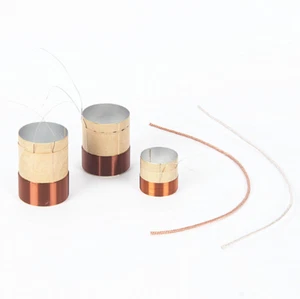 Horn Speaker Voice Coil Braided Copper Lead Mid Bass Repair The Horn Voice Coil - Afbeelding 1 van 11