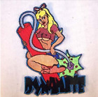 DYNAMITE CHICK EMBRODIERED PATCH P485 jacket new biker bikers novelty patches 