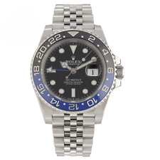 Rolex GMT Master II Steel Watch 40mm Case Black Dial With 18.5cm Strap