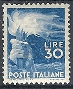 1945-48 ITALIA DEMOCRATICA 30 LIRE MH * - RR12511 - Picture 1 of 1