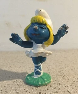 Figurine Schtroumpf Bully Peyo - Schtroumpfette ballerine Smurf Schlumpfe Puffi - Picture 1 of 2