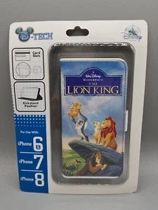 Disney Parks D-Tech iPhone 6s/7/8 Plus Case THE LION KING VHS Card Slots - NEW - Picture 1 of 3