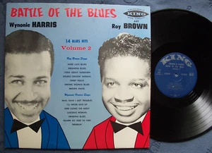 Wynonie Harris Roy Brown...Battle Of The Blues...Re-issue LP 1987 - Foto 1 di 3