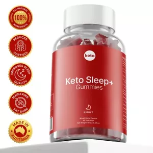 Keto Sleep Gummies | Valerian Root Extract | Sugar-Free | Relaxation Support - Picture 1 of 8
