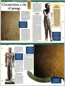 Circumcision Rite Passage - Everyday Life - Glory Of Ancient Egypt Fold Out Card - Picture 1 of 1