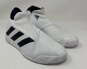Adidas Stycon ‘White Legend Ink’ Hard Court Tennis Shoes FY2943 Men’s Sz 7.5 - Picture 1 of 8