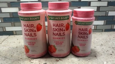 3 Nature's Bounty Optimal Solutions 头发、皮肤和指甲木乃伊 - 120 木乃伊 — 第 1/4 张图片