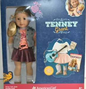 Neu American Girl 2017 Tenney Grant Puppe Buch Spotlight Outfit Gitarre Riesige - Bild 1 von 12
