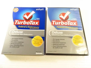 Intuit TurboTax Deluxe Federal State 2012 PC/Mac Software, FREE 2-3 Day Ship!!! - Picture 1 of 3