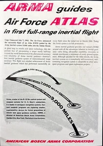 American Bosch ARMA Atlas ICBM Inertial Guidance Vtg Print Ad 1961 - Picture 1 of 6