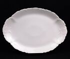 Peerless Bavaria Marlboro Oval Serving Platter 1375 White Blanc De Chine