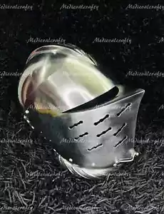 Elmetto chiuso Tudor XVI secolo esercito medievale elmetto chiuso battaglia medievale - Foto 1 di 6
