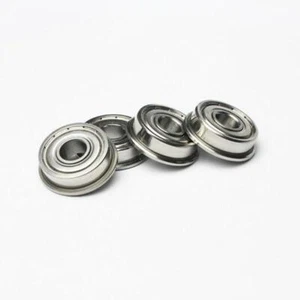 Rodamientos de bolas con brida blindados de metal 5 piezas FR8ZZ MR8 1/2" X 1-1/8" X 5/16" nuevos - Imagen 1 de 1