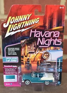 Chevy Bel Air 1955 convertible ""Havana Nights"" Johnny Lightning Diecast 2018 - Imagen 1 de 3