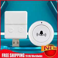 USB Wireless Doorbell 433MHZ Emergency Call Button Strong Signal Remote Control