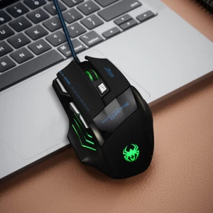 Wired Gaming Mouse 7200 DPI Optical Mice 7 Buttons for PC Gamer Computer Desktop - Picture 1 of 9
