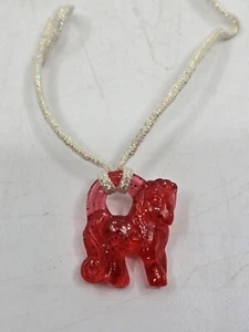 Charm My Little Pony G3 Vintage Rosso Rosa Scuro Glitter Ricambio Da Collezione - Foto 1 di 3