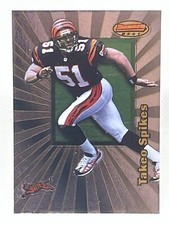 Takeo Spikes 1998 Bowman's Best #116 Rookie Card RC