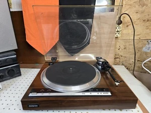 ONKYO. CP-1260F FULL-AUTOMATIC TURNTABLE, seltener original, Wood Finish JAPAN - Bild 1 von 11