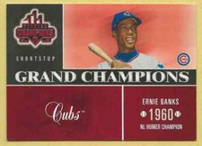 2003 Donruss Champions Grand Champions Ernie Banks Cubs #GC-7