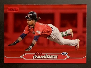 2024 Topps Stadium Club #49 | JOSÉ RAMÍREZ | Guardians; RED Foil - Parallel - Bild 1 von 2
