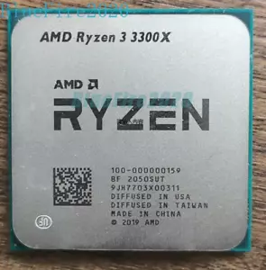 AMD Ryzen 3 3300X 3.8-4.3GH 4 Core 8Thr 65W Socket AM4 CPU Processor R3 3300X - Picture 1 of 4