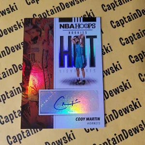 Aros Cody Martin 2019-20 #HR-CMT Hot Signatures Rookies Panini RC AUTO - Imagen 1 de 3