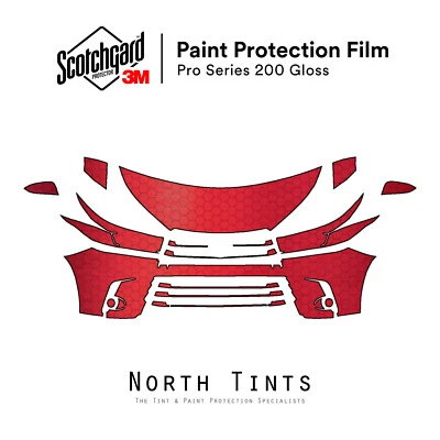 Sujetador transparente película protección pintura Toyota Highlander 2017-2019 3M PRO Series 200 Foto 1 de 4