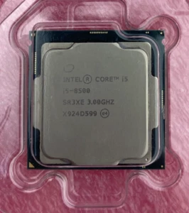 Intel Six Core i5-8500 CPU Processor 3.0GHz LGA1151 SR3XE Tested - Afbeelding 1 van 2