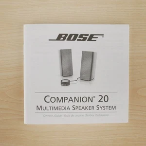BOSE COMPANION 20 Multimedia LAUTSPRECHERSYSTEM BETRIEBSANLEITUNG HANDBUCH - Bild 1 von 4