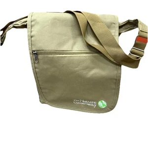 The Nature Conservancy MESSENGER CROSSBODY CANVAS BAG TOTE - 12" high x 10" Wide - Picture 1 of 15