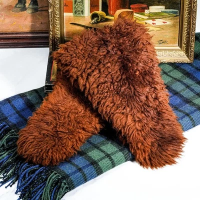 Increíbles guantes de cuero antiguos victorianos de piel de búfalo de bisonte decoración occidental Foto 1 de 4