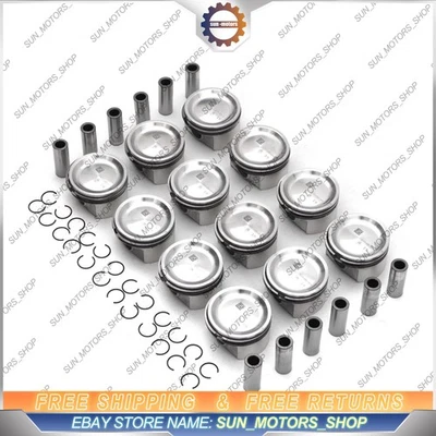 Conjunto de 12 anéis de pistão STD para Mercedes-Benz S650 S65 AMG W222 W221 M275 6.0 V12 - Imagem 1 de 4