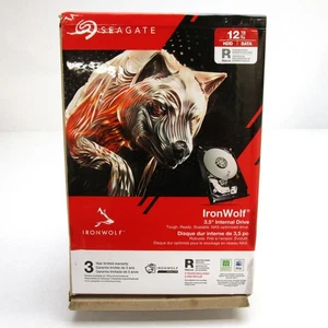 Disco duro interno NAS Seagate IronWolf 12 TB HDD - CMR 3,5 pulgadas SATA 6 Gb/s 7200 - Imagen 1 de 4