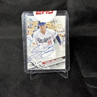 2017 Topps Holiday - Cody Bellinger Auto Sealed - Image 1 of 2
