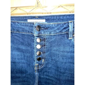 Lane Bryant Shorts Damen 16W hoher Bund Knopfleiste Bauchkontrolle mittlerer Bund - Bild 1 von 9