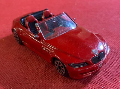 BBURAGO Modellino Auto BWW M ROADSTER Metallo Rosso 1:43 - Immagine 1 di 3