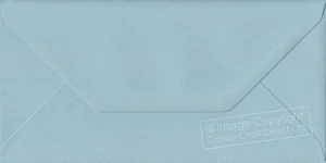Baby Blue DL - 110 mm x 220 mm 100gsm Gummed Colour Business Envelopes - Picture 1 of 1