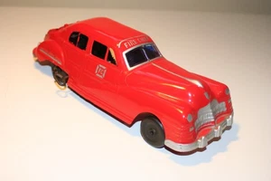 Irwin 1948 Chrysler Windup Fire Chief Car - Picture 1 of 7