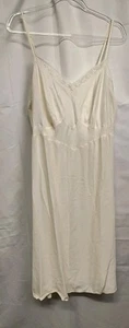 Vintage 50s Barbizon Full Slip Ivory Jaunty Fit Coquette Pinup Rayon Acetate - Picture 1 of 16
