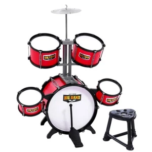 Keezi Kid 7 Drum Set Junior Drums Kit Musical Play Toy Children Mini Big Band - Picture 1 of 6