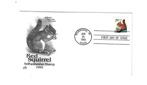 US FDC # 2489 29c Red Squirrel ARTCRAFT 1993, - Picture 1 of 1