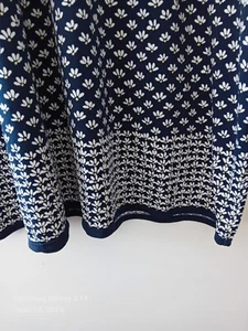 max studio vestido xxl azul marino floral - Imagen 1 de 5