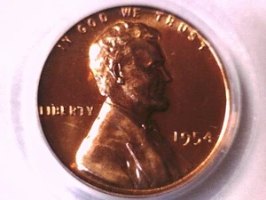 1954 P Lincoln Wheat Cent PCGS PR 67 RD 3582051 - Picture 1 of 3