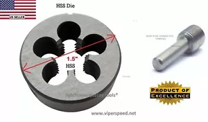 Lighthouse Quality Tools - 9/16-24RH HSS Die + Thread Alignment Tool x7.62 - Picture 1 of 1